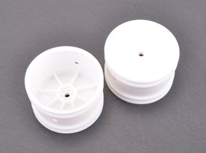 U4366 Wheel; Hex Rear - White - Off Road - pr