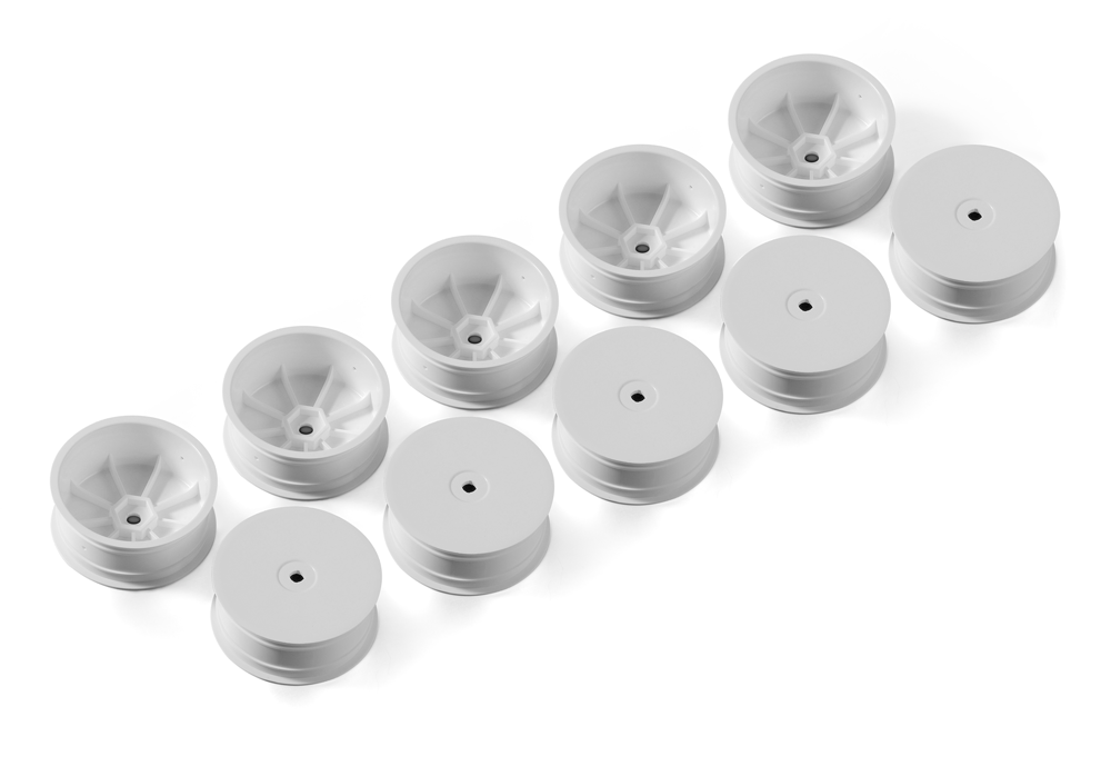 4WD FRONT WHEEL AERODISK WITH 12MM HEX IFMAR - WHITE (10)