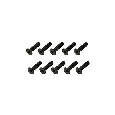 Steel Csk Hex Screws M2.5 x 10 pk10