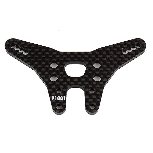 TEAM ASSOCIATED B6.3 / B6.4 REAR WIDE SHOCK TOWER CARBON FIBRE