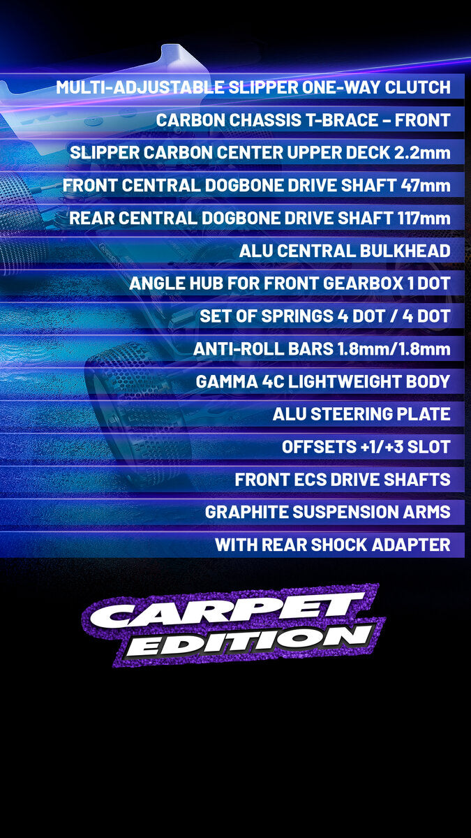 XRay XB4C'25 - Carpet Edition Car Kit