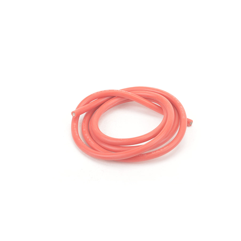 10 AWG Silicon Wire - Red - 1 Metre