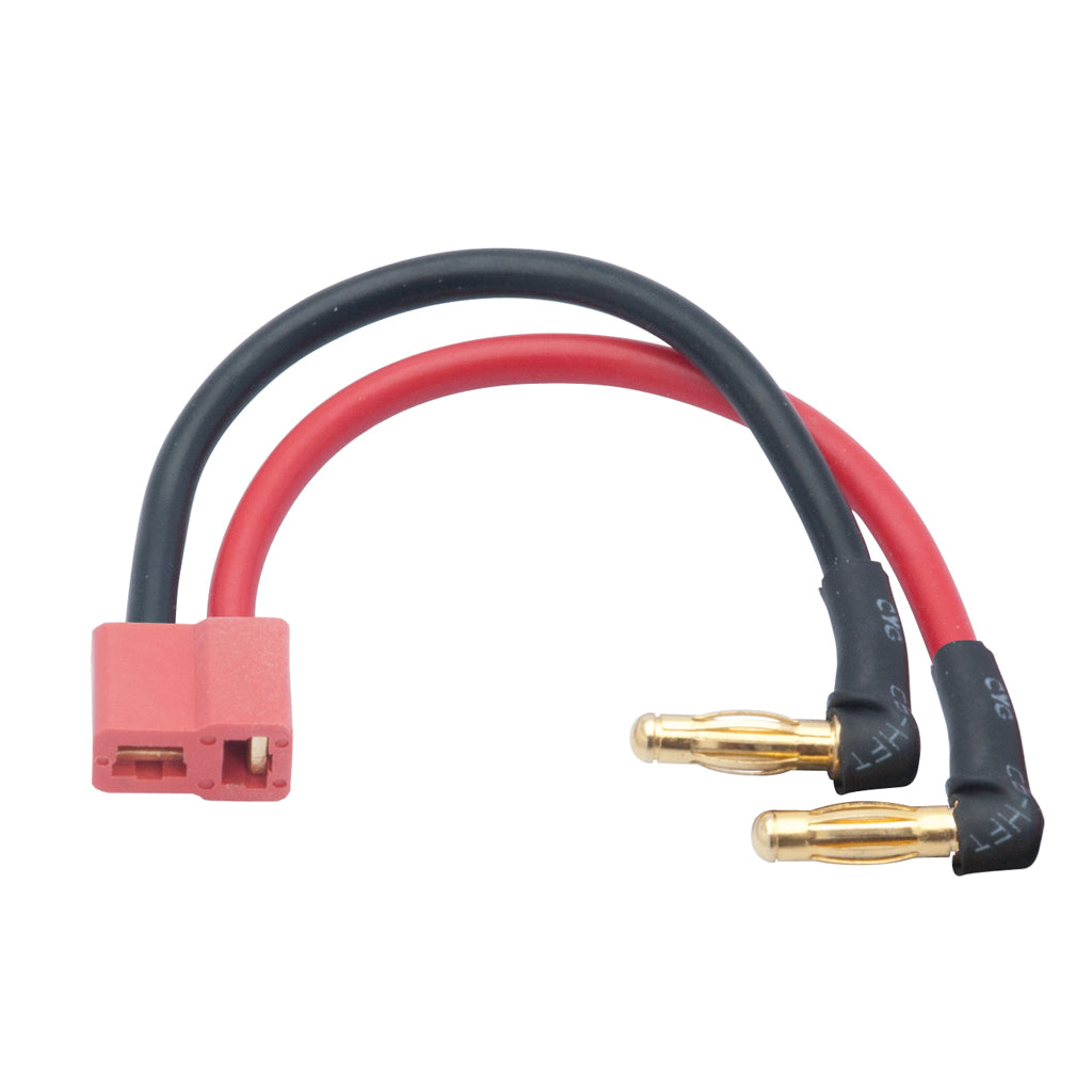 LIPO H/C ADAPTOR WIRE-4MM MALE PLUG-US