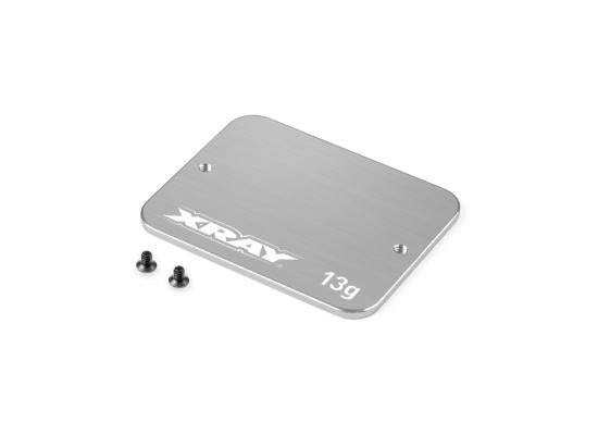 STAINLESS STEEL WEIGHT UNDER SERVO FOR 1-PIECE CHASSIS 13g
