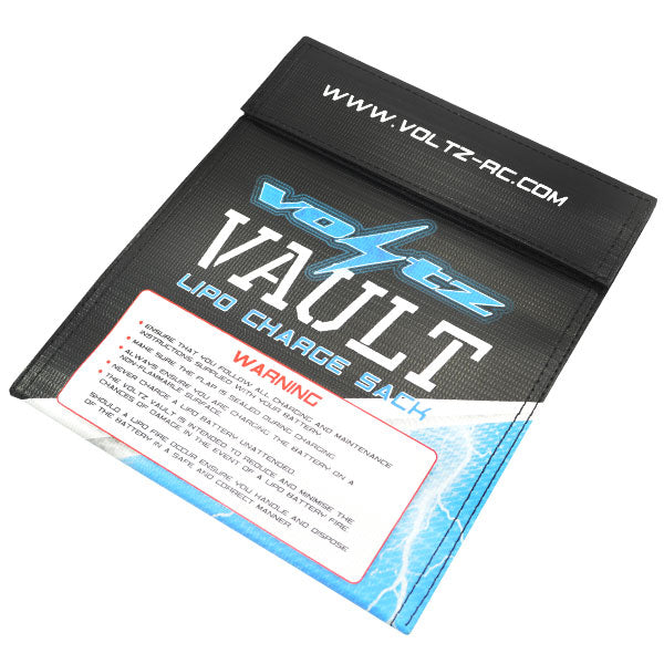 VOLTZ CHARGE VAULT LIPO SACK/BAG MEDIUM 22CM X 18CM