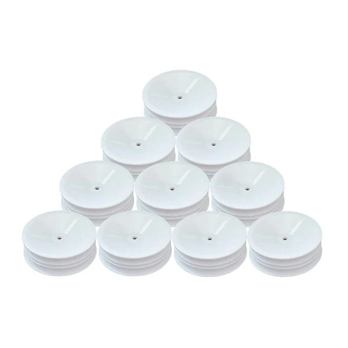 ABM40003 Front Wheel for 1/10th Off Road 2wd -White (10 pcs)