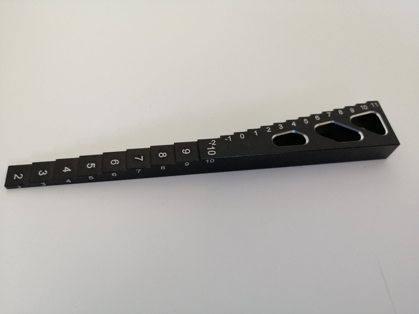 Ludicrous ride height gauge.