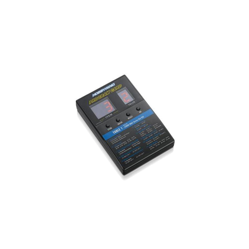 GENERAL LED PROGRAM CARD