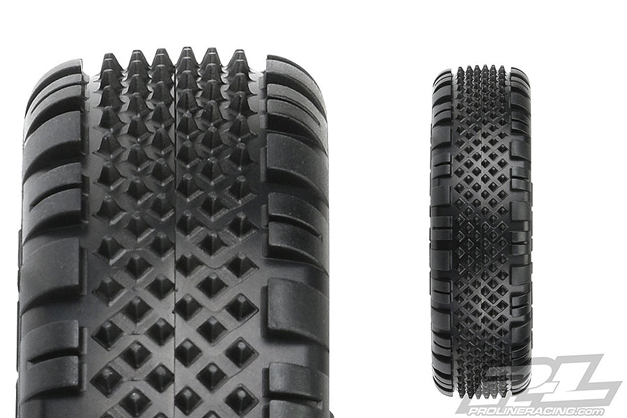 PROLINE 'PRISM' 2.2" 2WD CR3 (MED CARPET) FRONT TYRES