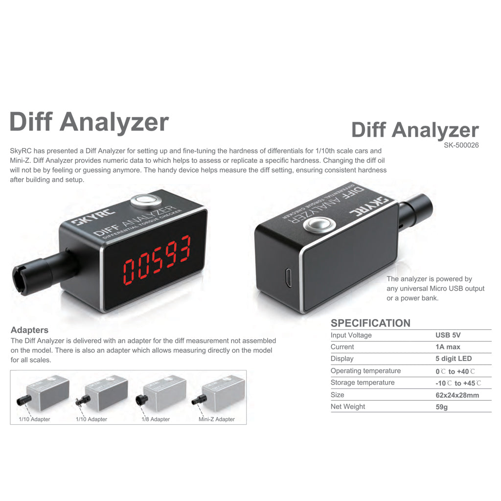SKY RC DIFF ANALYZER