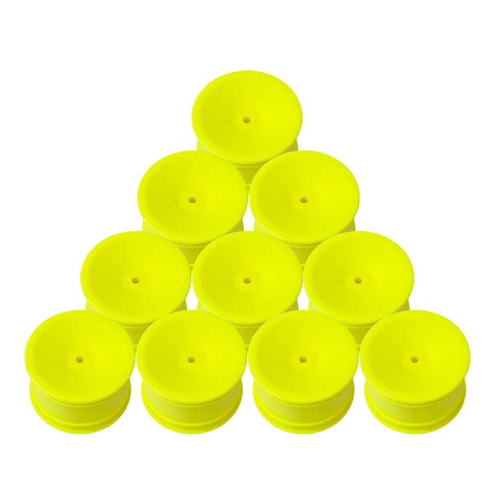 ABM40004-Y Rear Wheel for 1/10th Off Road 2wd-4wd -Yellow (10 pcs)