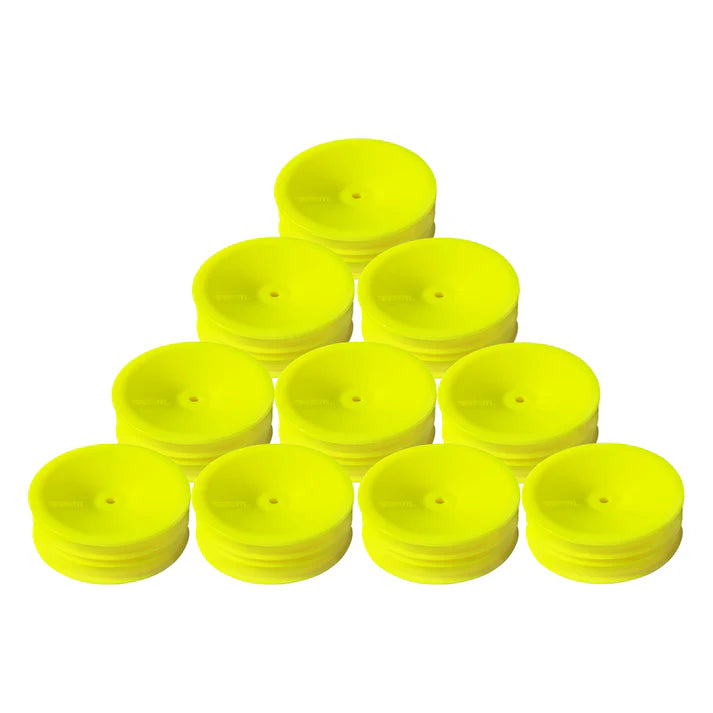 ABM40003-Y Front Wheel for 1/10th Off Road 2wd -Yellow (10 pcs)