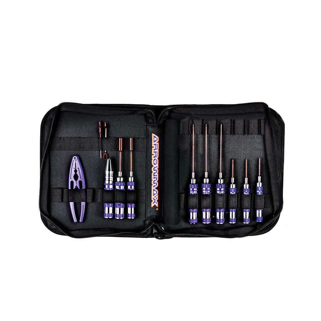 TOOLSET FOR 1/10 OFFROAD 12PCS + TOOL BAG