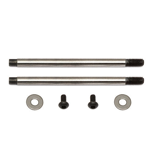 ASSOCIATED 3X27.5 SHOCK SHAFT V2 CHROME FOR AS91577/91578