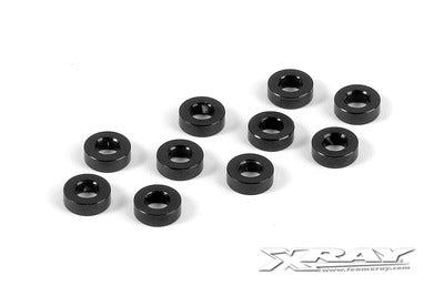 303123 ALU SHIM 3X6X2.0MM - BLACK (10)