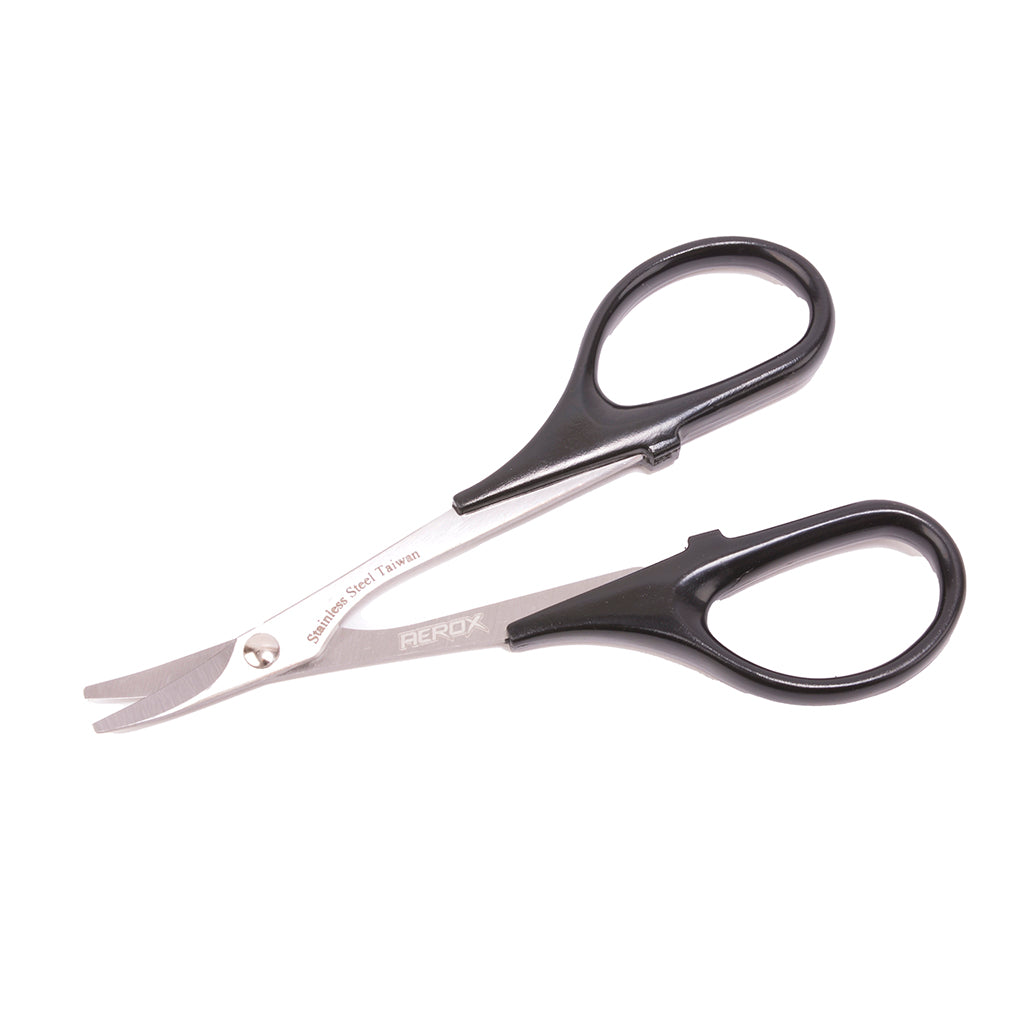 AEROX CURVED BODY SCISSORS - STAINLESS STEEL