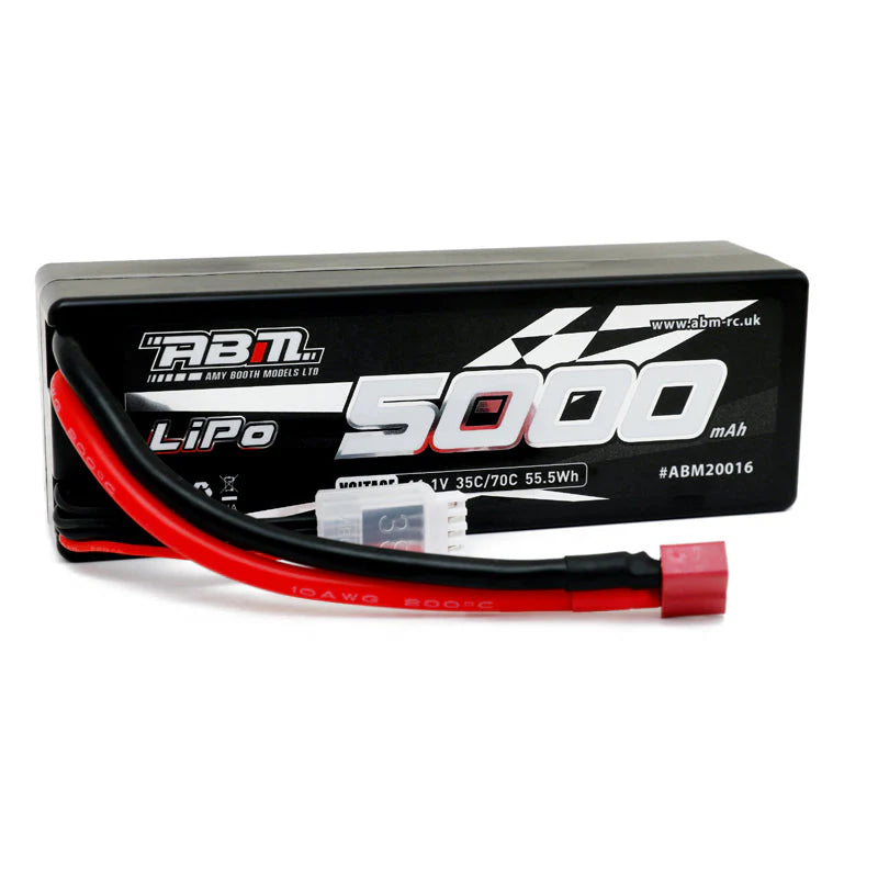 ABM 5000mAh 3S 11.1V 70C Lipo battery with deans connector