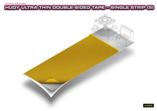 Hudy Ultra Thin Double-Sided Tape - Single Strip (5) Brand: Hudy