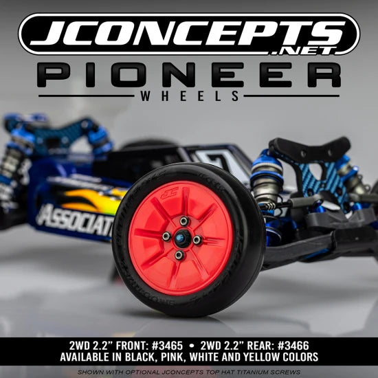 J Concepts Pioneer - 2.2 2WD Front Wheel (white) - 4pc