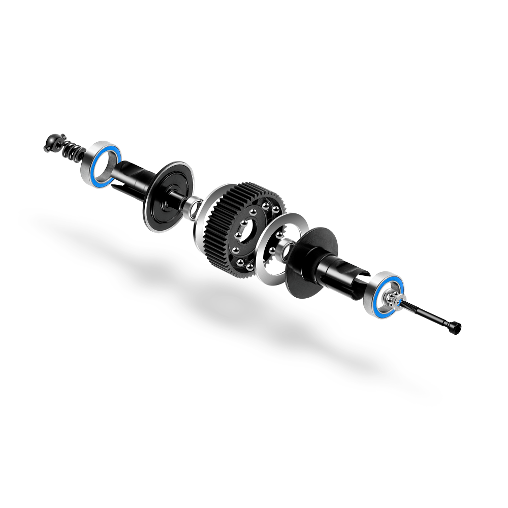 BALL ADJUSTABLE DIFFERENTIAL - LCG - SET - HUDY SPRING STEEL