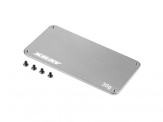 STAINLESS STEEL WEIGHT FOR ELECTRONICS FOR 1-PIECE CHASSIS 30g