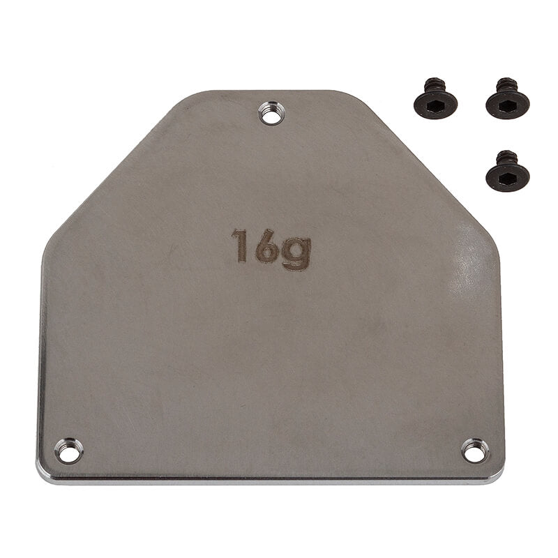 TEAM ASSOCIATED RC10B7 FT STEEL SERVO WEIGHT PLATE 16G