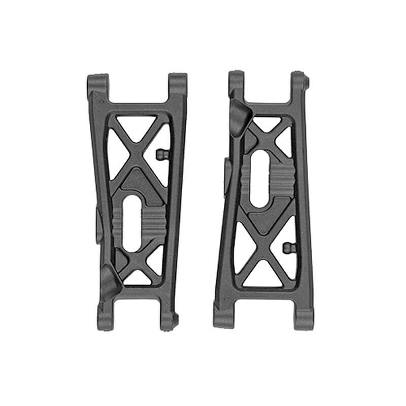 TEAM ASSOCIATED RC10B7.1 FT FRONT SUSPENSION ARMS, CARBON