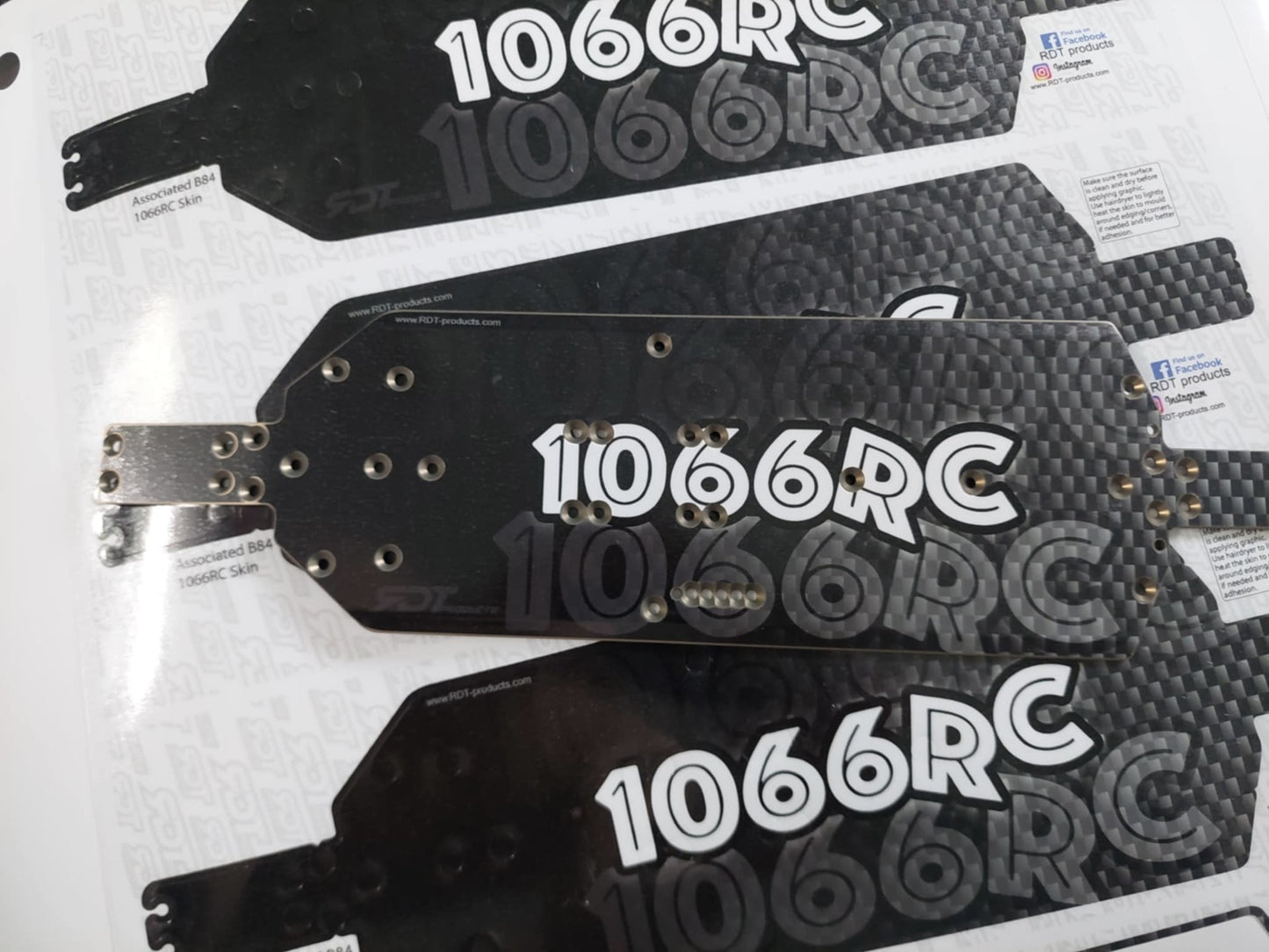 1066RC team associated B84 Chassis Skin