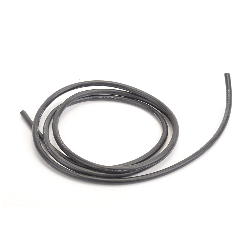 CORE RC Silicone Wire 13AWG- Black-1 Mtr