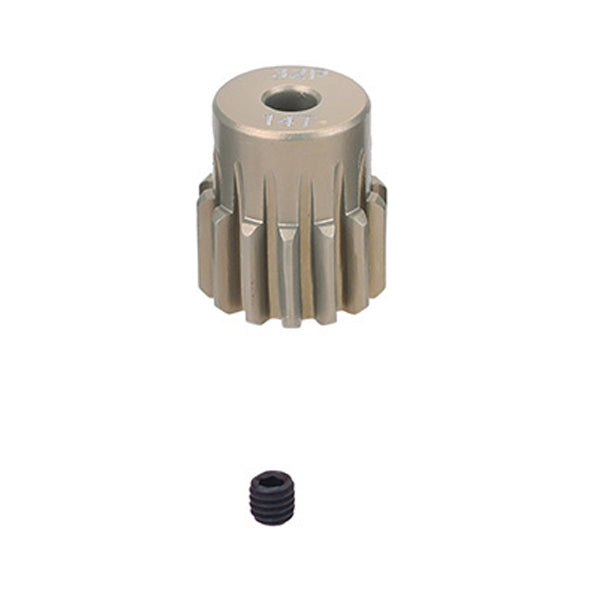 FASTRAX 32DP 16T ALUMINIUM 7075 PINION GEAR (3.2MM SHAFT)