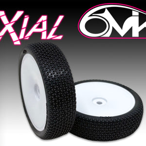 6Mik Axial 1/10 2wd Front Pair (Silver Compound)