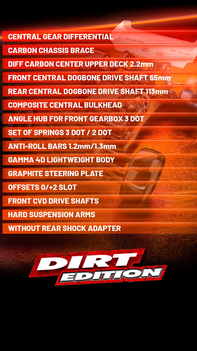 XRay XB4D'25 - Dirt Edition Car Kit