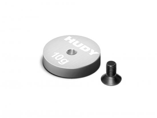 Hudy Pure Tungsten Weight Thin Round 15mm With M3 - 10G