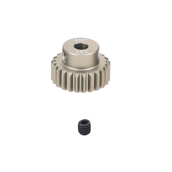 FASTRAX 48DP 24T ALUMINIUM 7075 PINION GEAR