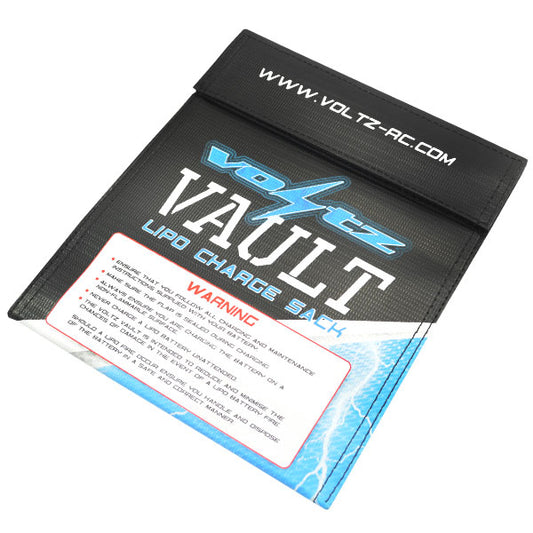 VOLTZ CHARGE VAULT LIPO SACK/BAG MEDIUM 22CM X 18CM