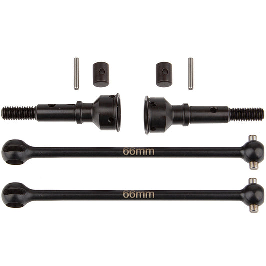 TEAM ASSOCIATED RC10B74.1 REAR CVA SET 66MM