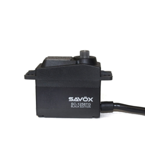 SAVOX HIGH TORQUE CORELESS DIGITAL SERVO 12KG@6.0V - BLACK