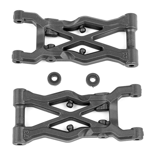 RC10B6.2 FT Rear Suspension Arms 73mm Carbon