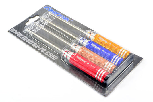 FASTRAX HARDENED METRIC HEX DRIVER SET (4)