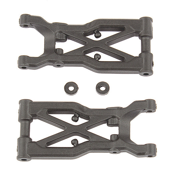 RC10B74 FT Rear Suspension Arms Carbon