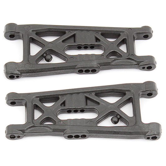 RC10B6 FT Front Suspension Arms Flat Carbon