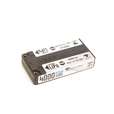 SUNPADOW LIPO 4000-2S1P-7.4V-130C LP SHORTY PLATIN