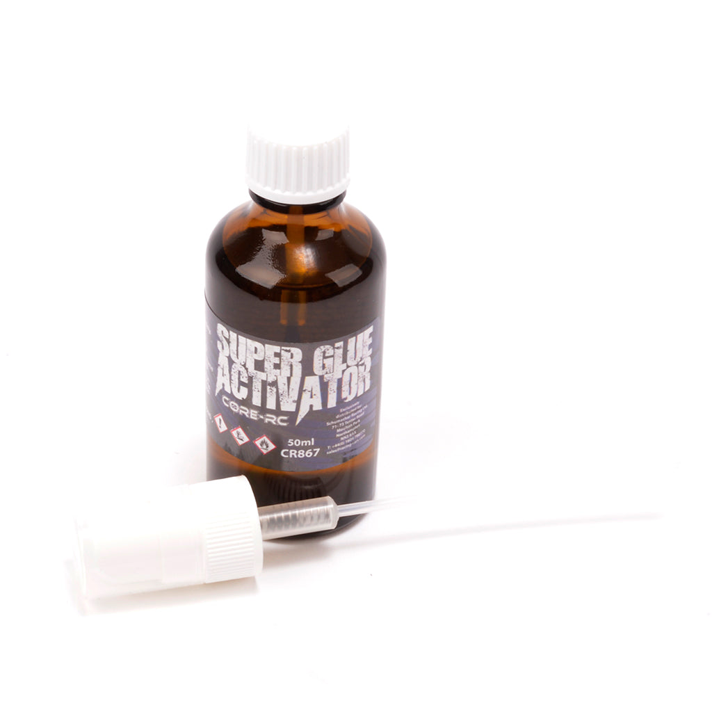 Super Glue Activator 50ml - Glass Bottle