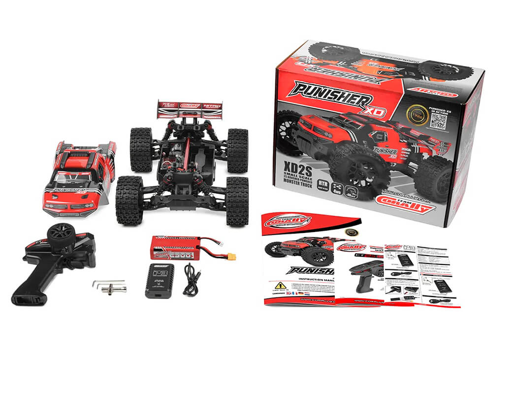 CORALLY PUNISHER XD RTR TRUCK - GREEN