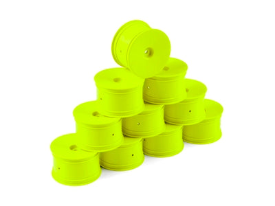 HUDY 1/10 OFF-ROAD WHEEL - 2WD/4WD REAR YELLOW (10)