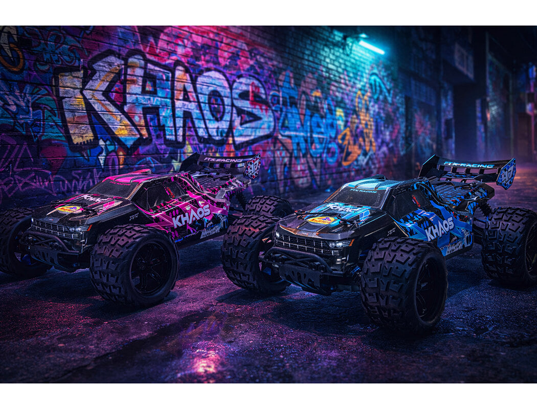 FTX KHAOS 1/10 BRUSHLESS 4WD TRUGGY RTR WITH 3S LIPO & CHARGER - PURPLE