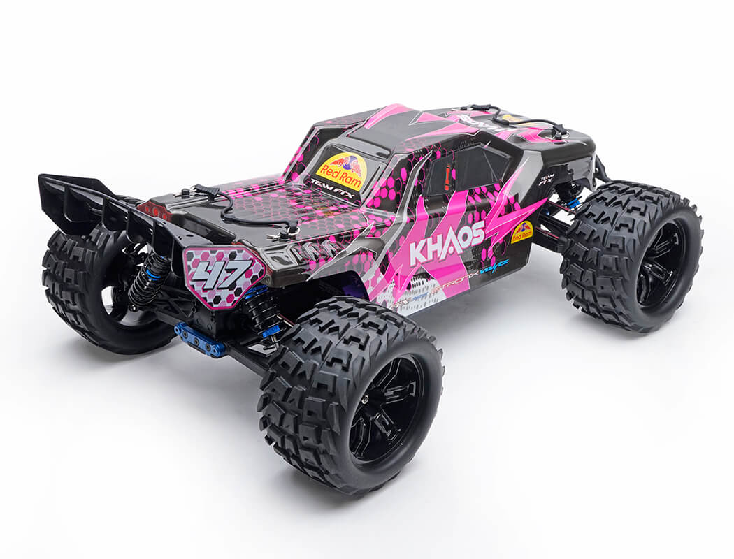 FTX KHAOS 1/10 BRUSHLESS 4WD TRUGGY RTR WITH 3S LIPO & CHARGER - PURPLE