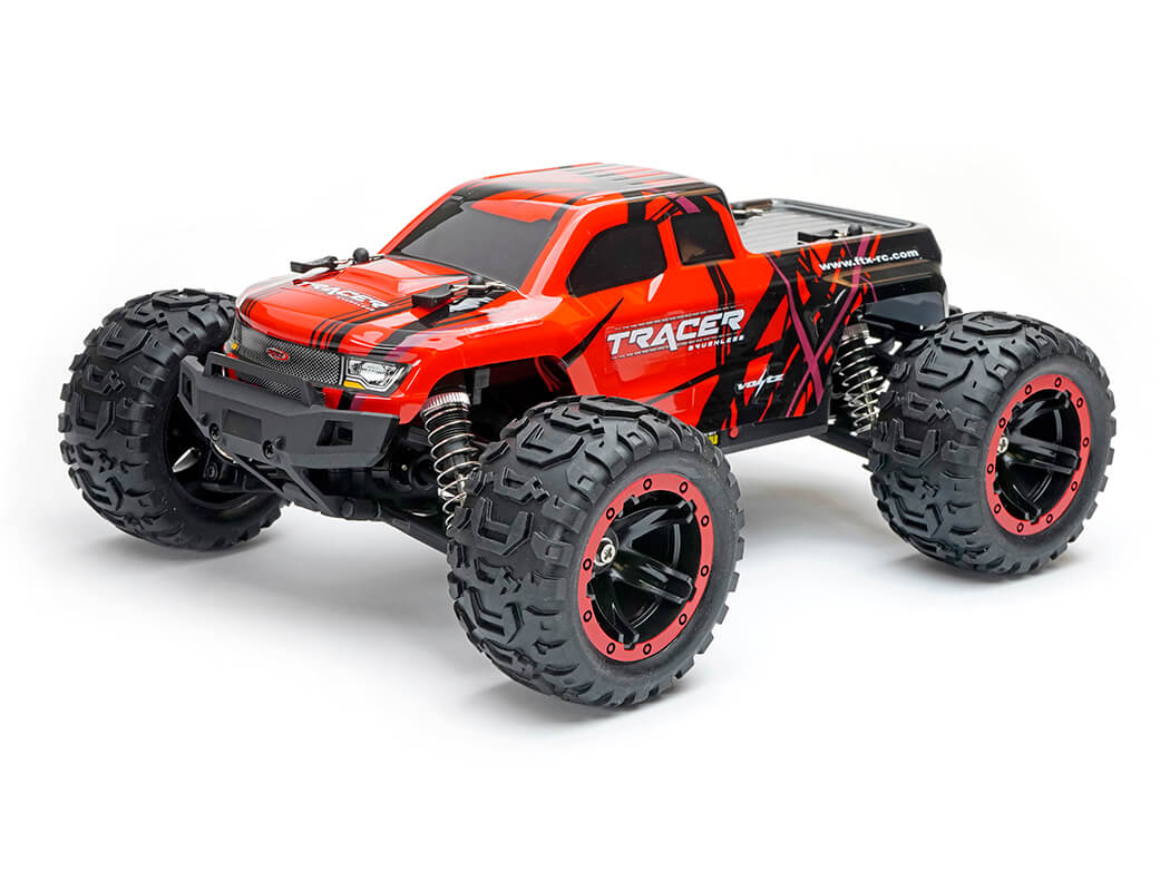 FTX TRACER 1/16 4WD BRUSHLESS MONSTER TRUCK RTR - RED