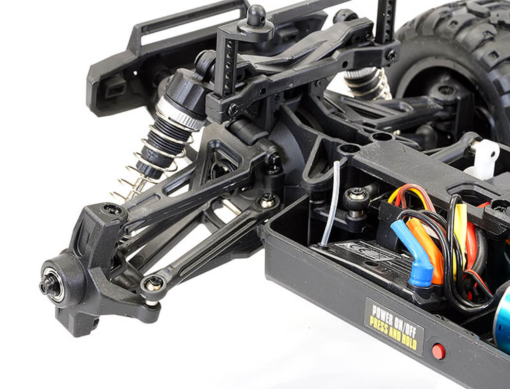 FTX TRACER 1/16 4WD BRUSHLESS MONSTER TRUCK RTR - RED