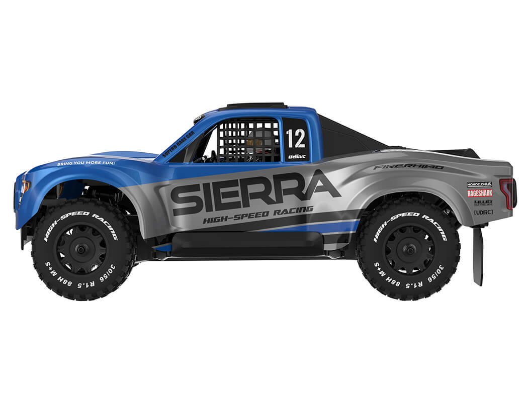 UDI RC 1/12 SIERRA 4WD SHORT COURSE TRUCK B/LESS RTR - BLUE